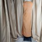 Mountain Lake caramel brown overall side buckles scoop neckline dress size L