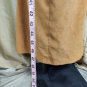 Mountain Lake caramel brown overall side buckles scoop neckline dress size L