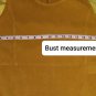 Mountain Lake caramel brown overall side buckles scoop neckline dress size L