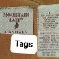 Mountain Lake caramel brown overall side buckles scoop neckline dress size L