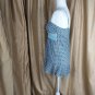 Free People Blue & Pink Lace Detail Adjustable Straps Tank Size 2