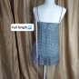 Free People Blue & Pink Lace Detail Adjustable Straps Tank Size 2