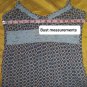 Free People Blue & Pink Lace Detail Adjustable Straps Tank Size 2
