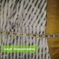 Ashley Stewart White/ Gray Strip Necktie Ruffled Button Up Top Size 14W