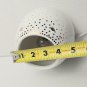 Cermic Glass White & Gold Polka-dot Cut Out Detail Night Light