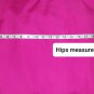 Ashley Stewart Pink Linen Blend Back Zip / Split Skirt Size 12