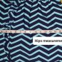 Envy Me Navy , Aqua Blue Side Ruffled Long Top Size M