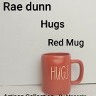 Rae Dunn Red & White Hugs Big Mug