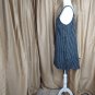 Shein Black & White Sparkle Print Overall Dress Size L