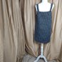 Shein Black & White Sparkle Print Overall Dress Size L