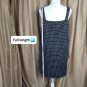 Shein Black & White Sparkle Print Overall Dress Size L
