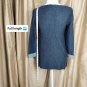 St tropez Sweater 100% Extra Fine Merino Wool Side  zips size XS