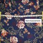 Loft Outlet Navyblue Floral Print Ruffled Detail V Neckline Top Size XSP