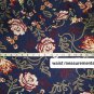 Loft Outlet Navyblue Floral Print Ruffled Detail V Neckline Top Size XSP