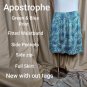 Apostrophe New No Tags Green & Blue Print Side Pockets Full Skirt Size 18