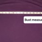 LOFT outlet Purple Cotton Blend Detail Hem Long Sleeves Tee Size XL