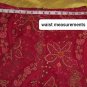 Liz & Co. red print flair 100% cotton zip/ hook closing size 6