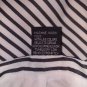 Robert Louis Long Modest Button Down White Strip Skirt Size S