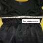 Perception Black Tie Neck Button Down Top Size L