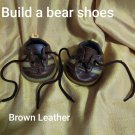 Build A Bear Brown Leather Upper Shoes