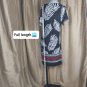 Enfocus Studio Brown & White Print Slip On Dress Side 8