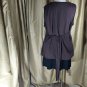 Cato Coffee Brown Detail V Neckline Side Zip Top Size 22/24W,