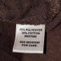 Cato Coffee Brown Detail V Neckline Side Zip Top Size 22/24W,
