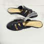 Antonio Melani black leather made in Brazil mules Size 8M