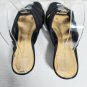 Antonio Melani black leather made in Brazil mules Size 8M