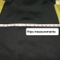New Bongo Black Sheer Sides Back Zip Dress Size M
