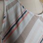 Lime n Chilli White Striped Cotton Sleeveless Tunic Top Size L