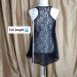Westloop Black Floral Lace Cover Up Size M