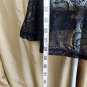 Westloop Black Floral Lace Cover Up Size M
