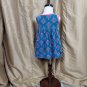 Tea Collection Blue & Pink Print 100% Cotton Detail Top Size 18-24 Mos.