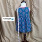 Tea Collection Blue & Pink Print 100% Cotton Detail Top Size 18-24 Mos.