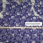 Universal Threads Blue And White Floral Print Ruffled Detail Top Size M