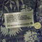 Universal Threads Blue And White Floral Print Ruffled Detail Top Size M