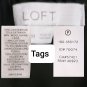 Ann Taylor LOFT Gray & Black Wool Blend Sixe Pockets Skirt Size M