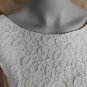 FOREVER 21 white lace bow dress size L