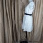 FOREVER 21 white lace bow dress size L