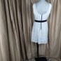FOREVER 21 white lace bow dress size L