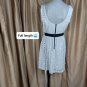 FOREVER 21 white lace bow dress size L