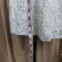 FOREVER 21 white lace bow dress size L