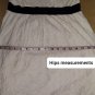 FOREVER 21 white lace bow dress size L