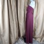 New David Bridal Berry Wine Sparkle Detail Drape Chiffon Dress Size 8