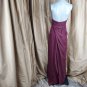 New David Bridal Berry Wine Sparkle Detail Drape Chiffon Dress Size 8