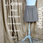 J.crew Vintage Beige Wool Blend Side Pockets Skirt Size 6