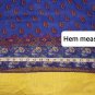 Jessica Simpson Royal Blue Print Sheer Drape Top Size XS