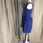 J Crew Purple Sleeveless / side pockets Back Zip Dress Size S