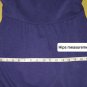 J Crew Purple Sleeveless / side pockets Back Zip Dress Size S